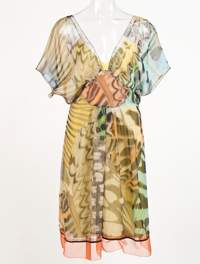 New Alberta Ferretti 2 pc Dress Size EU 42 US 8