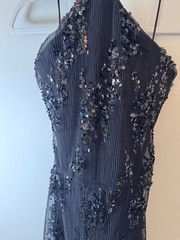 Violet Weekend Halter Neck Sequin Knit Dress Juniors Size NWT $129