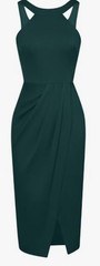 Grace Karin Rouched Bodycon Wrap Party Cocktail Dress