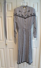 Vintage Maxi Dress by WILD ROSE~REDUCED $150~Sz 8 NWOT+BELT~USA made~FREE H