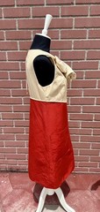Marc Jacobs Cream White and Red Alessandra Bow Dress Size 4 – Exellent Condition