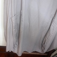 Linen Cotton Blend Lagenlook Short Sleeve Tunic Lantern Dress XXL Grey Artsy