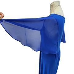 Antthony Studio Royal Blue Flutter Sleeve Midi Dress NWOT M