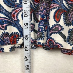 BODEN Paisley Halter Maxi Dress Pockets D0173 US 8R UK 12R Red Blue Cross Front
