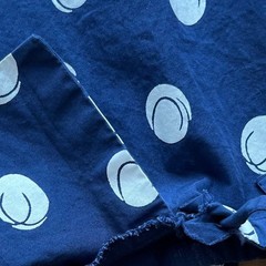 Snapdragon & Twig Medium Dress 100% Cotton Large Retro Polka Dot Art To Wear