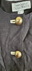 Constance Saunder&rsquo;s for Richard Warren women Sz 10 button down Mermaid dress
