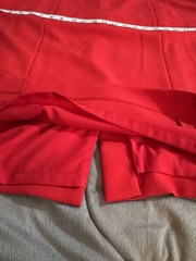 Kasper Women’s Scarlet Red Sheath Sleeveless V Neck Business/coctail Dress 16 W