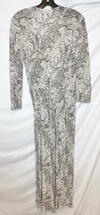 REFORMATION Jaz Beige Taupe Python Snake Print Woven Crepe Midi Wrap Dress LARGE