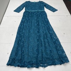 Wedtrend Blue Lace A Line Dress Women’s Size Large New