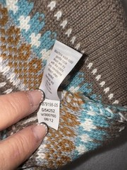 ATHLETA Fair Isle Sweater Dress, EUC, Size Small, Tan, Hard to Find Style!
