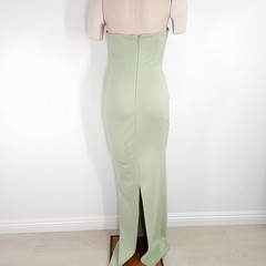 MICHAEL COSTELLO x REVOLVE Briggs Gown in Sage Size Small Boned Mesh Bodice