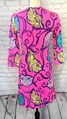NEW Lilly Pulitzer Clarke Leaves in the Breeze Tropical Terry Cotton Dress Small