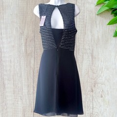 Coast Black Embellished Skater Dress New BNWT Lizzie Party Cocktail Knee UK 14