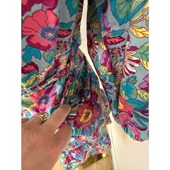 Code x Mode Floral V-Neck Wrap Mini Dress – Size Large