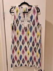 J. Crew – Linen Cotton Sleeveless Dress – 10
