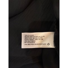 A New Day Womens Black Midi Slip Dress V-Neck Spaghetti Strap Size M