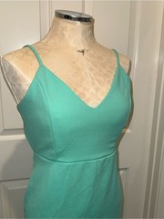 NEW Blue Blush Back tie spaghetti strap dress size Large L