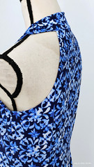 Tommy Bahama Sandy Floral Fresco Halter Dress UPF 30 Build in Bra Size Small