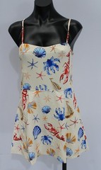 Shore Women&rsquo;s Sleeveless Graphic Pickleball Dress AP2 Backyard BBQ Small NWT