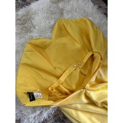 Cassandra Stone by Mac Duggal Flash 7245L Yellow strapless Prom formal dress 6