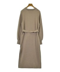BEAUTE DE OPAQUE Dresses Beige 38(Approx. M) 2200610889011