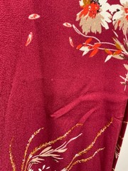 American Rag Faux Wrap Maxi Dress Boho Gypsy Tapestry Whimsigoth Milkmaid Large