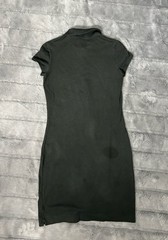 Lacoste Sport Piqué Stretch Polo Dress – Black – Size 34 (XS)