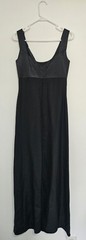 Vintage Cache Maxi Cocktail Dress Gown Sz. 6 Black Formal Glam Beaded NWT
