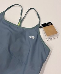 NWT $119 The North Face Arque Hike Goblin Blue Ombré Sky Flashdry Dress Size XL