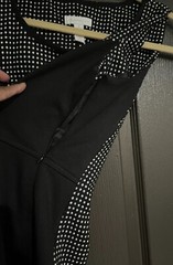 Sleeveless A-Line Sheath Dress Charter Club Black White Dress Women Size 4