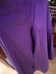 City Studio Purple Juniors 7 Plunge Neck Skater Dress Satin Lace-Up Zip
