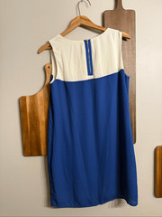 Pink owl color block mini dress size Small