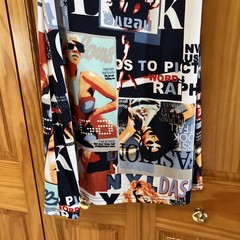 Tango Mango Dress Fushion Magazines Print Sleeveless Lightweight Pullover Med