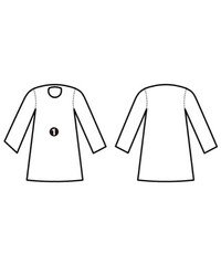 Cloche Dress GrayxBlack 2(Approx. M) 2200453835015