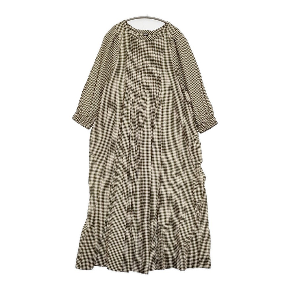 45R/45rpm Autumn Khadi Dress dress Khaki beige 5-1210M♪