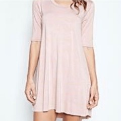 Michael Lauren Michal Mid-Sleeve Mini T shirt dress size XS NWT