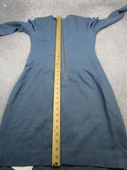 Lanvin Dress Womens Medium Blue Wrap *