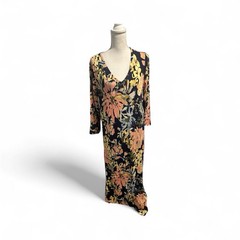 New Directions Spring Blooms Multicolor Floral Dress Size XL