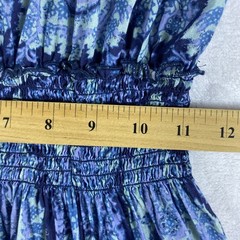 LoveShackFancy Maxi Dress Sz 2 Popover Side Slit Lightweight Boho Feminine