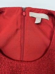 Red Sleeveless Dress Size 8 Banana Republic Knee Length 36 Inches