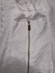 EUC🌴LILLY PULITZER🌴SIZE 4🌴SHELLY TIE BACK DRESS🌴WHITE W/ JACQUARD FABRIC