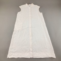 Bryn Walker Womens Lagenlook 100% Linen Maxi Dress Size XL Artwear Avant Garde