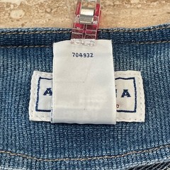 Arizona Jean Co L Ribbed Jumper Dress Blue Jeans Denim Country Cowgirl 90s Y2K