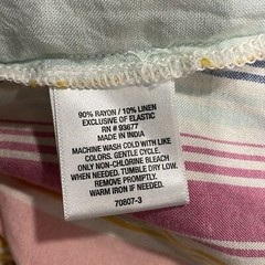 NEW Womens Sz XL A.N.A Multi-Color Rainbow Striped Midi Dress High Low