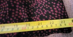 Michael Kors Black Burgundy Star Print Tie Neck Chiffon Dress Sz MED New w Tag