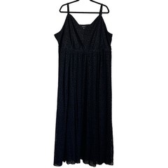 Torrid Special Occasion Deep Black Flocked Leopard Mesh Maxi Dress Sz 5