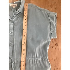 Cloth & Stone Blue Tencel Lyocell Button Front Midi Shirt Dress XXL Women