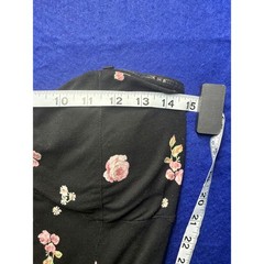 Cottagecore Juniors No Boundaries Strapless Floral Mini Dress L 11-13 Black Pink