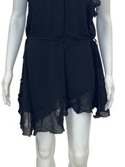 Isabel Marant Etoile Women&rsquo;s Betty Spaghetti Strap Ruffle Short Mini Dress S 34