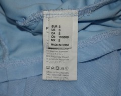 SHEIN Light Blue One Shoulder Long Sheer Sleeve Ruched Dress Small Lined